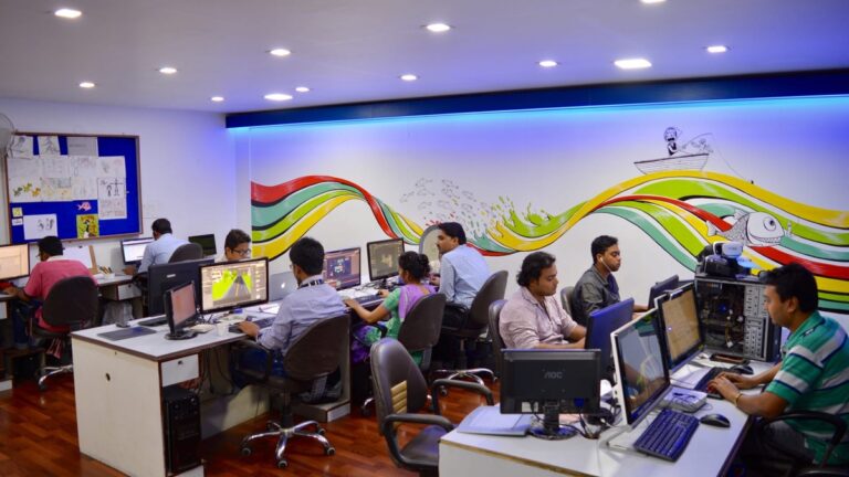 Bridge Consulting India office - development team area